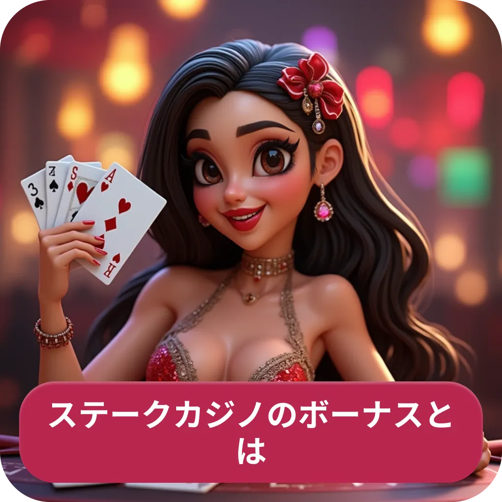 ステークカジノのボーナスとは