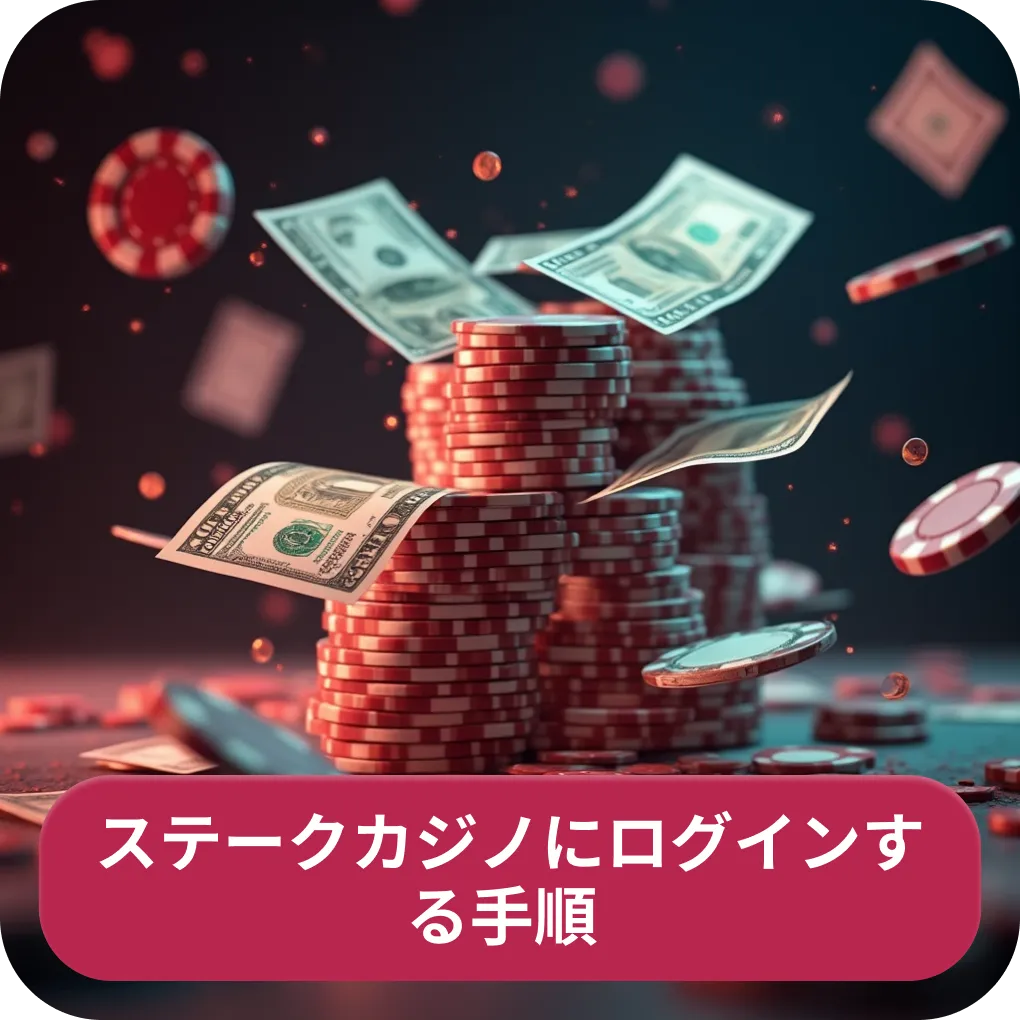 ステークカジノにログインする手順